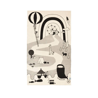 Mr. Cotton Area Rug in Off White/Black