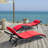 Raminez 3-Piece 81" PE Rattan Foldable Patio Chaise Lounge Set with Adjustable Backrest & Cushion, Outdoor Reclining Lounger with Foldable Coffee Table for Deck, Poolside, or Garden-853375081