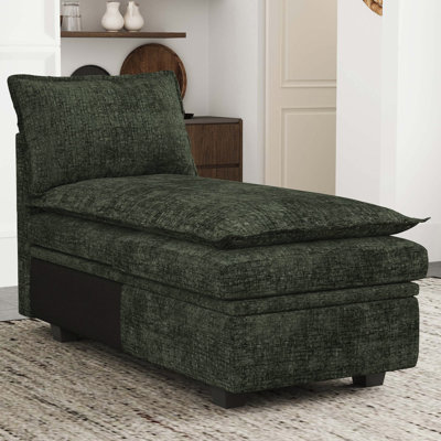 Méridienne avec rangement Luna Chenille