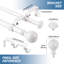 Tringle à rideaux double réglable Lipsey-1723942632-1723942638