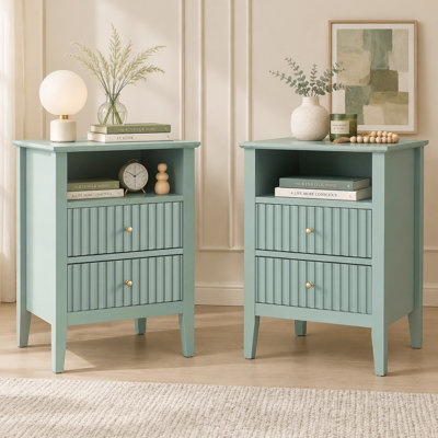 Table de chevet 2 tiroirs Philomena