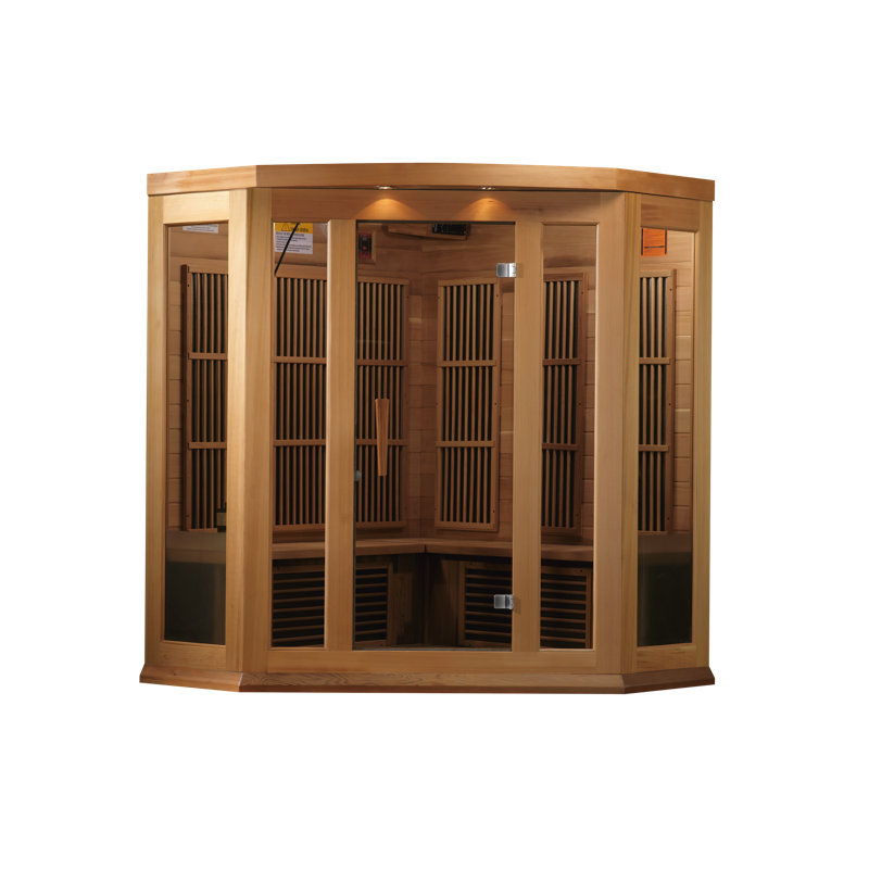 Dynamic Infrared 3 - Person FAR Infrared Sauna in Cedar