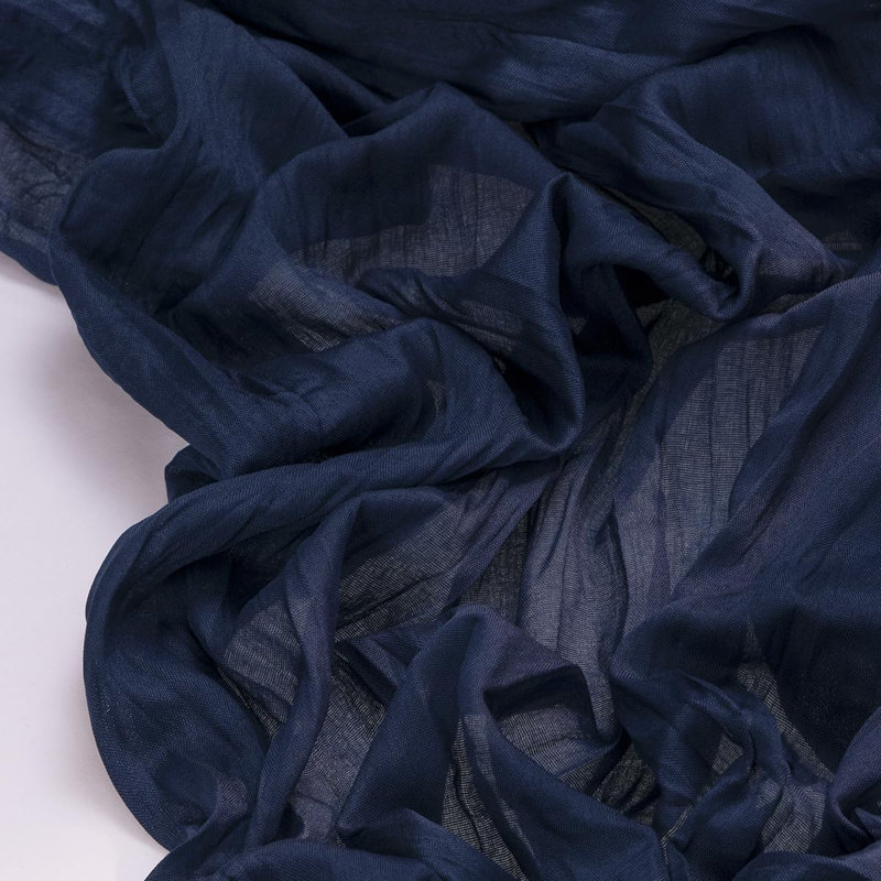 120" (10ft) Boho Cheesecloth Table Runner - Navy, Navy