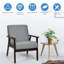 Fauteuil en lin l 23 po Janyce-795444153