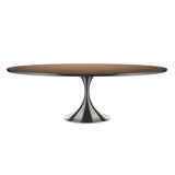 Semper Oval Glass Dining Table