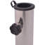 Base de parasol carrée vidaXL, base de parasol de patio pour poteaux de 1,5 po / 1,9 po, plaque de granit, tuyau en acier inoxydable, style élégant, 17,7 po x 17,7 po x 13,8 po-2115431216-2115431223-2115431221