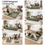 Canapé-lit modulaire en velours côtelé Boneless, convertible avec assise profonde et coussins moelleux-68968376-68968378