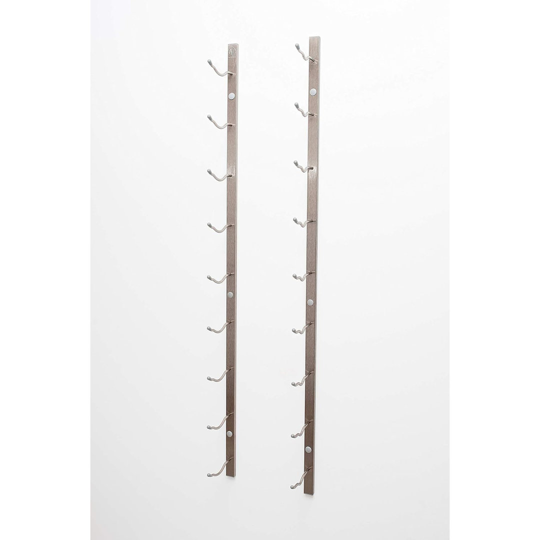 W Series Wall Mounted 9 Bottle Wine Rack