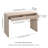 Harlan 48" Wide Rectangular Desk in Alder White-1439278351
