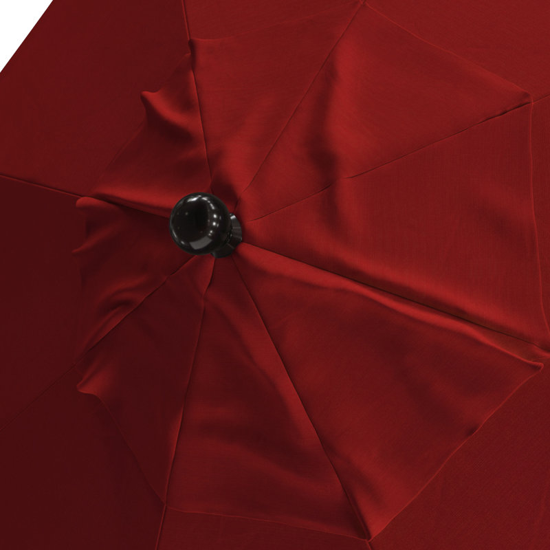 Parasol de marché 90 po Aneesaa, Rouge - Pacifica, Bronze