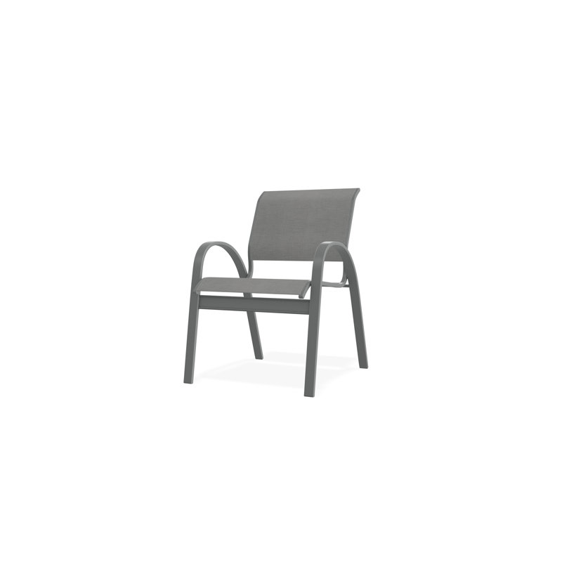 Chaise de café Aruba II, Graphite, Denim Augustine