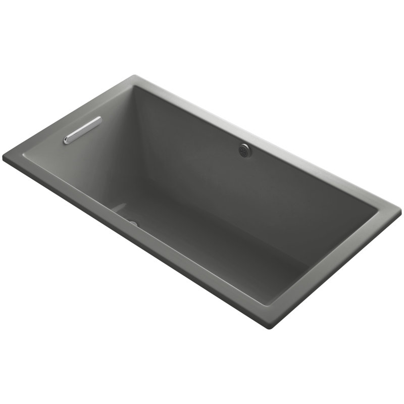 Underscore 60" x 32" Soaking Bathtub, Thunder Gray
