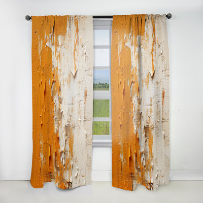 Farsiris Sunset Reverie Collage II - Abstract Collages Curtain - Velvet Room Darkening - 1 panel