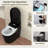 Tankless Modern Smart Toilet With Bidet, Auto Flush, Auto Open/Close,Heated Seat, Warm Water and Dry, Foam Shield Function White-130060412