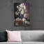 «Lark Manor ™», pivoines blanches dans un vase chinois bleu »par Christopher Pierce, art mural en métal-1333900091