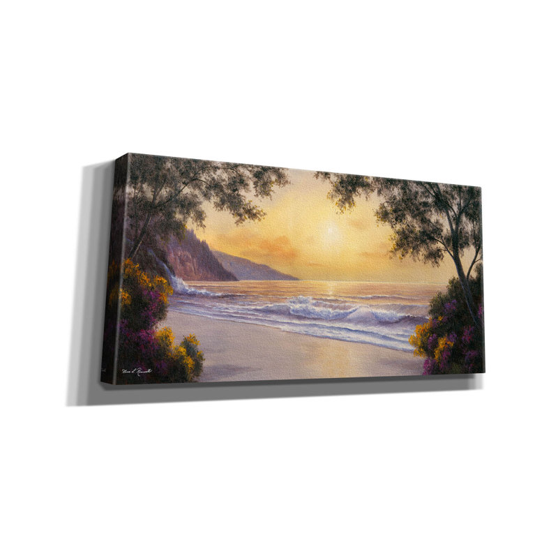 «Mauve et doré» par Diane Romanello, H 12 po x l 24 po x P 0,75 po