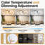 2-Light Dimmable LED Flush Mount