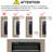 Wall Mounted Electric Fireplace 36", 1400W Heat, 5 Settings Of Brightness, Remote 36 Inch Recessed Fireplace, Double Protection, 16 Flame Colors, Heat Source