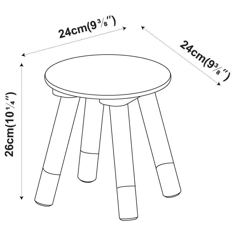 Rogan Children's Play / Activity Table, Grey