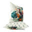 Housse et insert de coussin carré en polyester Leafy Wings Aylo-484315294