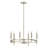 Kerween 6-Light Chandelier in Brushed Nickel-774237982