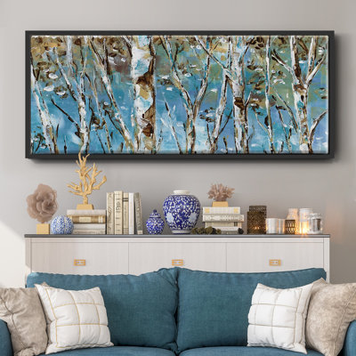 Winter Birch- Framed Canvas