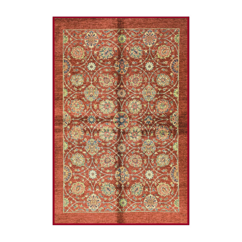 Abstract Indoor Rug, Rectangle 4' x 6'