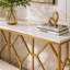 70.87 " W Marble Top Console Table