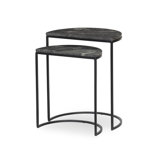 Ane Marlow Ane Nesting Tables - Iron Matte Brass