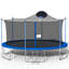 Trampoline 16 pieds pour adultes et enfants avec panier de basketball