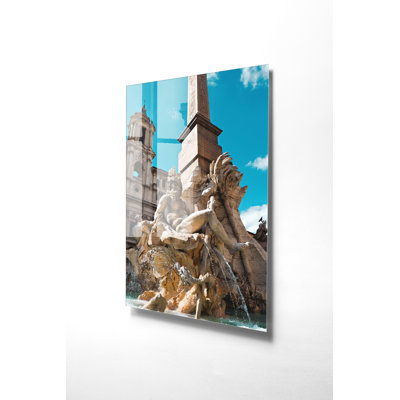Peinture décorative en verre trempé