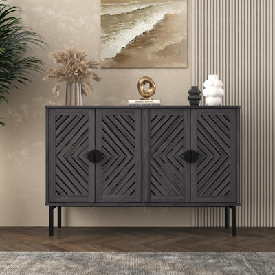 Buffet moderne avec tablettes réglables