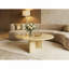 Table basse en marbre naturel doré jaune beige, petite table, table de salon, pierre naturelle, marbre véritable, véritable marbre véritable-1092707261