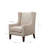Katahdin Upholstered Wingback Chair with Nailhead Trim-1646354626