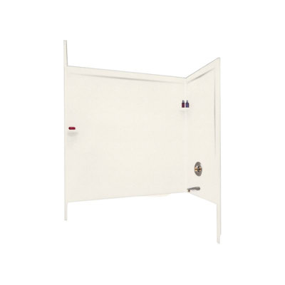 60'' W 32'' D 60'' H Alcove Solid Surface Wall