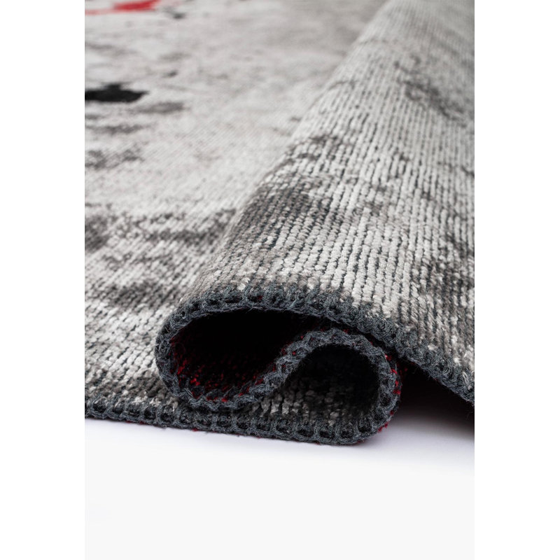 Rapture Abstract Area Rug, Rectangle 6'7" x 8'3"