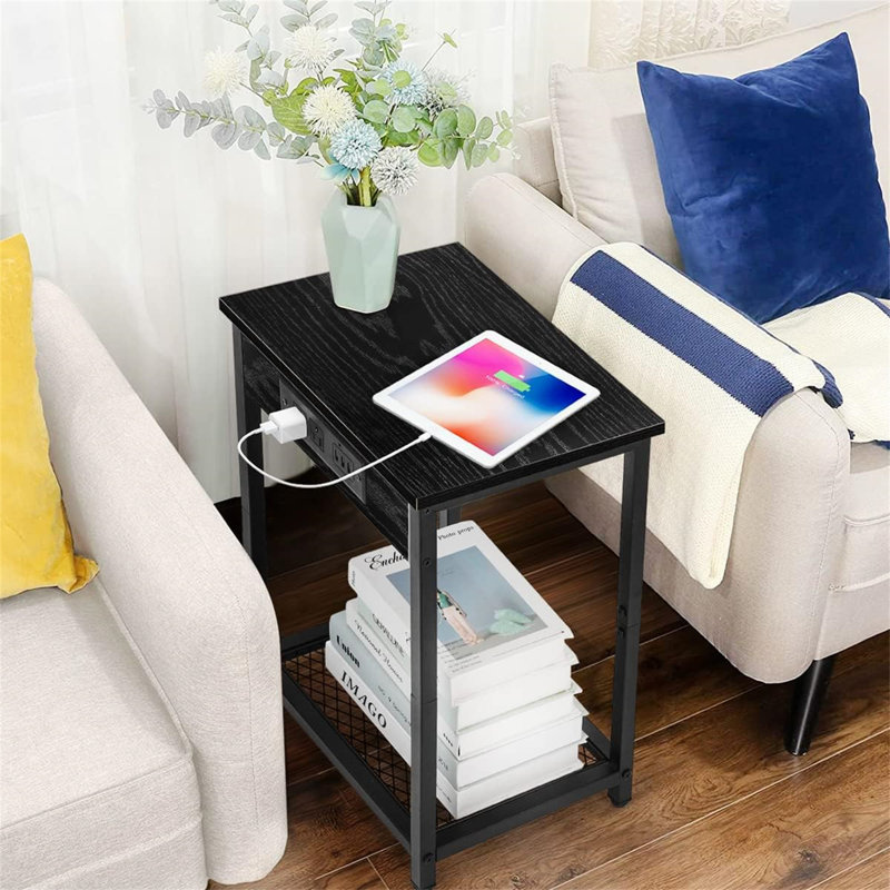 Table de bout Azam, Noir