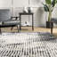 Tapis gris / blanc Klem-1758923237