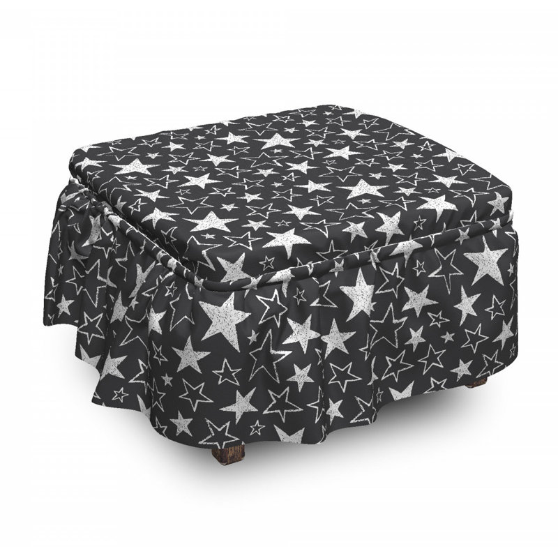 Housse pour repose-pieds shapes geometric