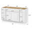 Base de meuble-lavabo simple 54 po seulement-95069365