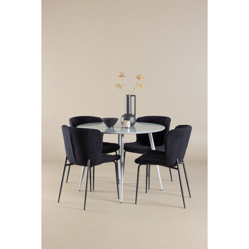 Arballo 4 - Person Dining Set, Grey