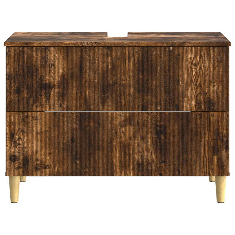 Under Sink Cabinet, Smoked Oak