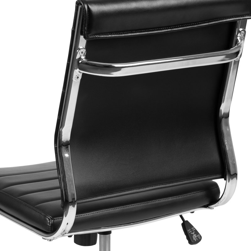 Fauteuil de direction pivotant Crafton, Noir, Non, 38.50"