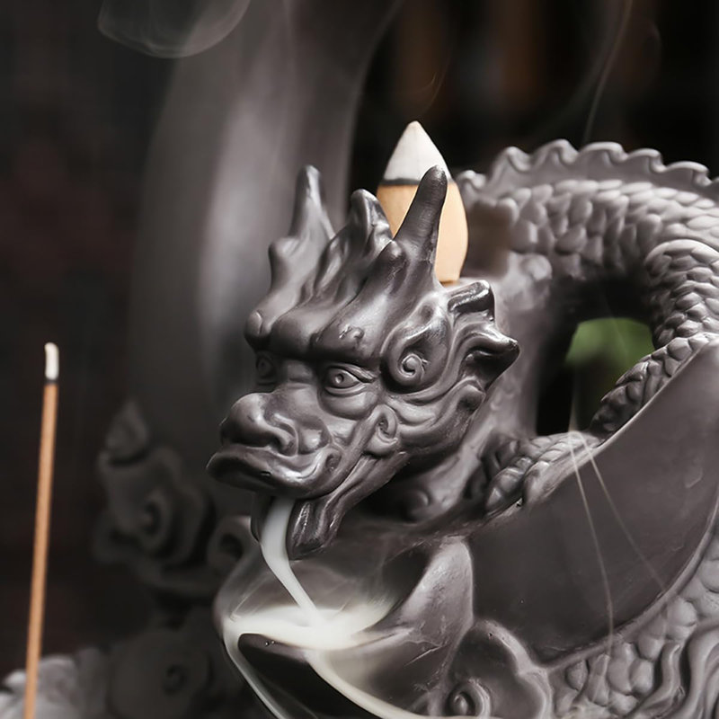 Moon Dragon Incense Burner