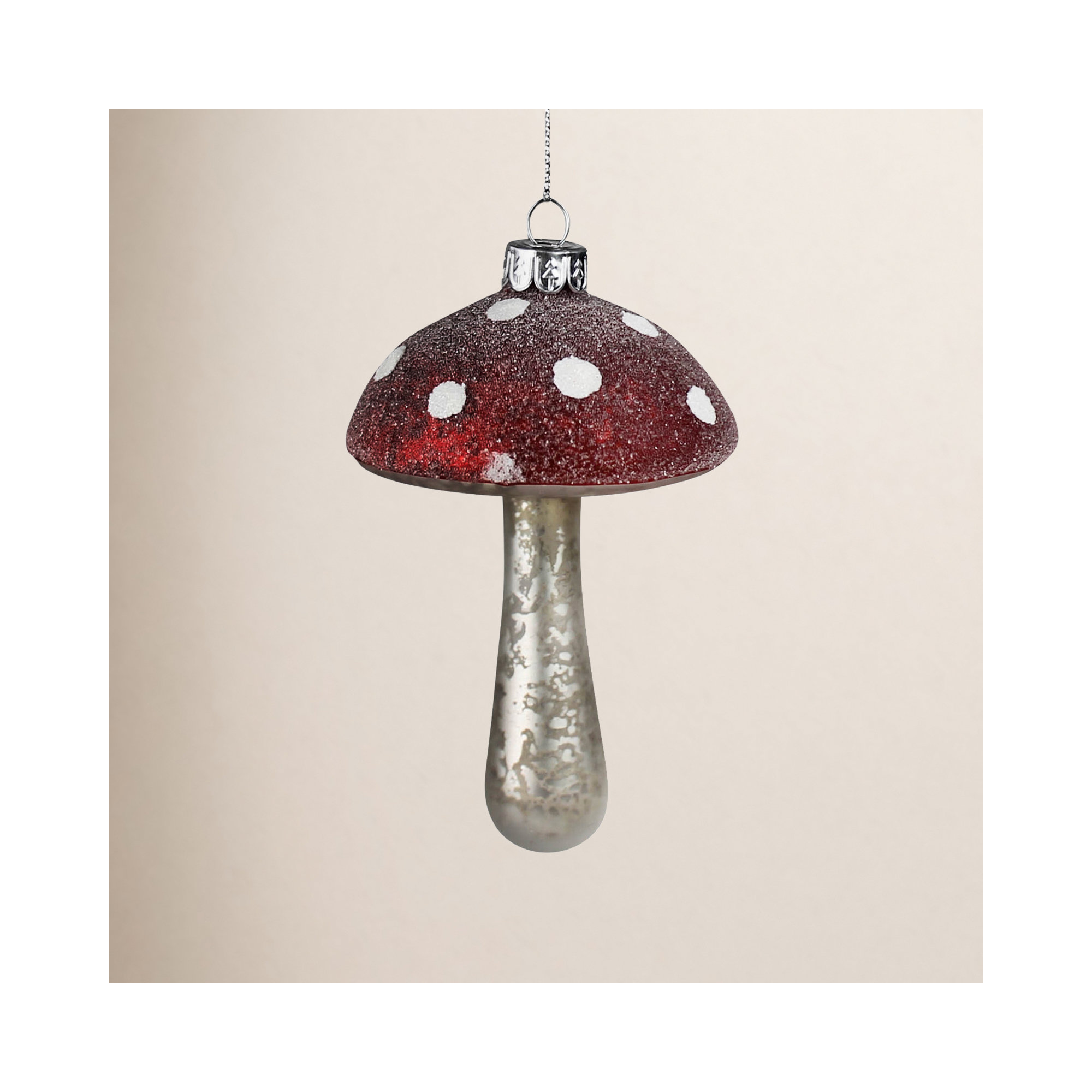 Mushroom Christmas Hanging Figurine Ornament