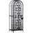 45 Bottle Wrought Iron Wine Rack Jail with Lock