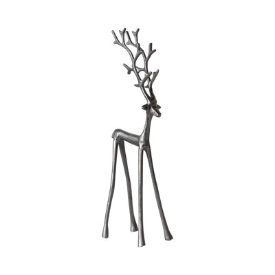 Thin Shaped Cast Aluminum Reindeer