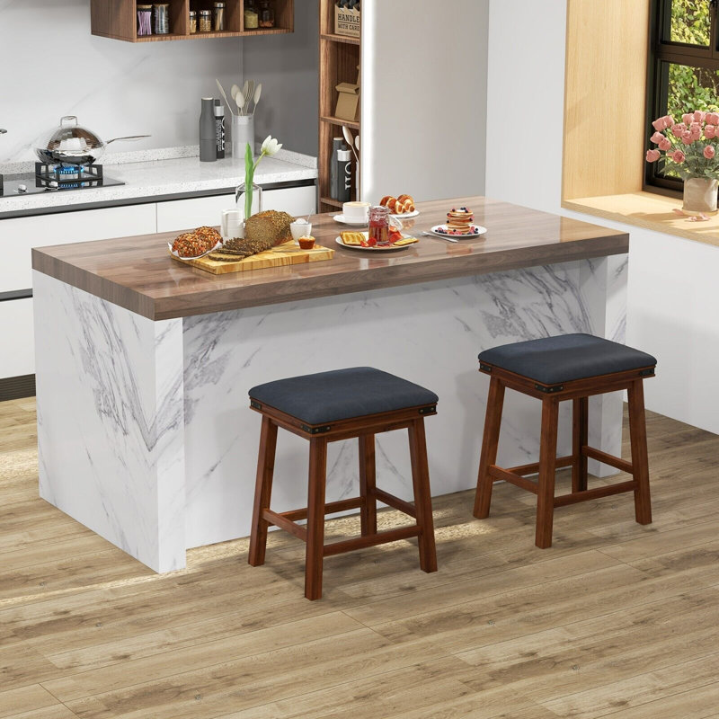 Berenice Upholstered Counter Stool, Counter Stool (62cm Seat Height