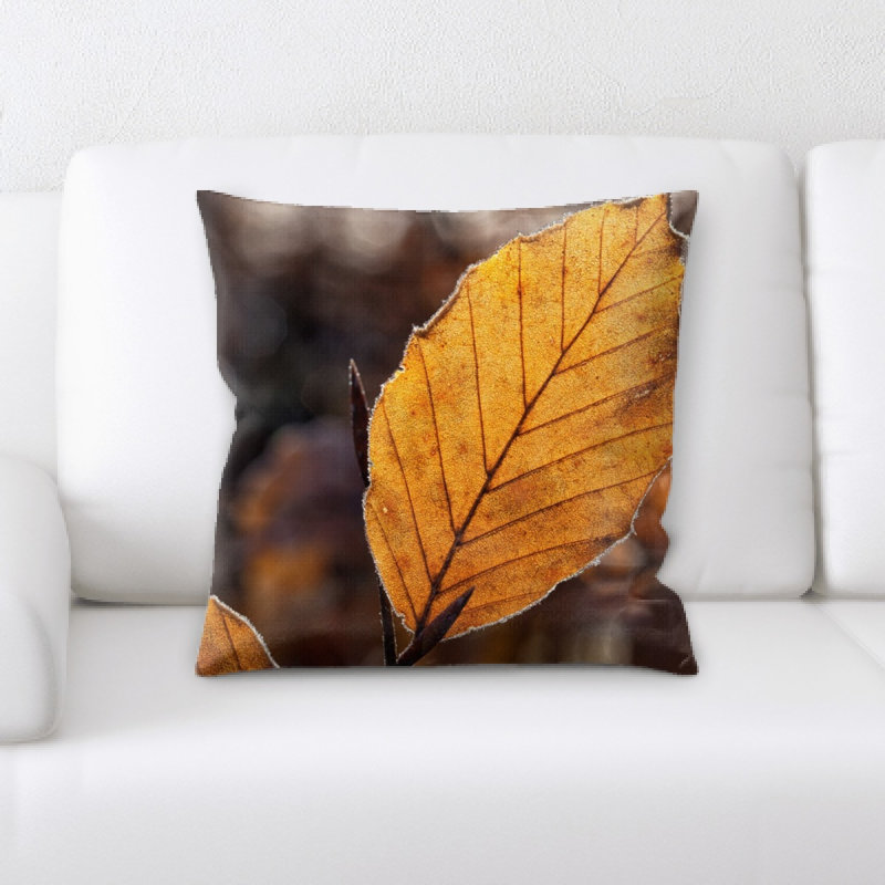 Coussin de feuilles