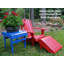 Table d'appoint Weathercraft Adirondack, bois massif de pin traité sous pression avec finition résistante aux intempéries, 15 options de couleurs Sherwin-Williams, entièrement assemblée, fabriquée aux États-Unis-98781271
